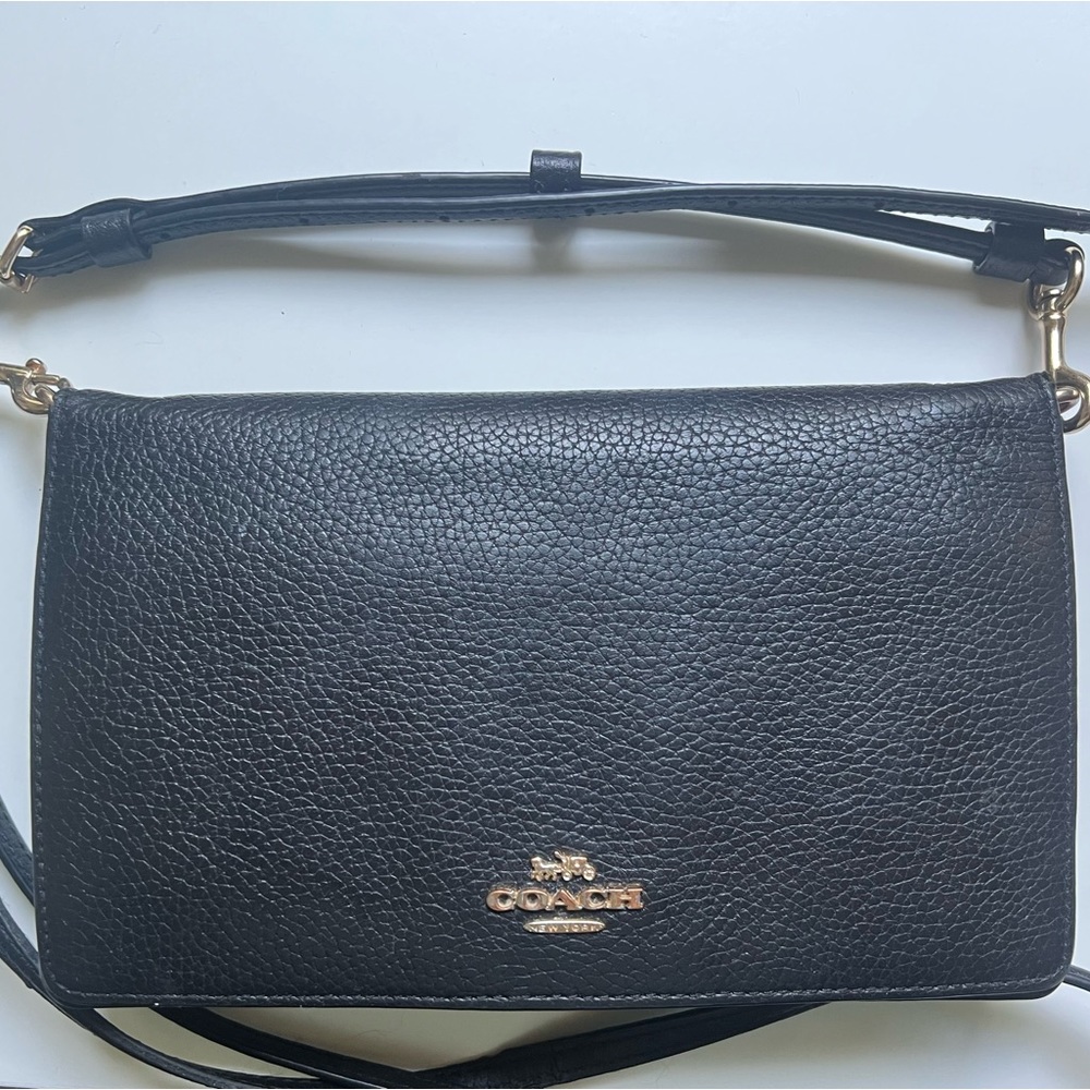 Black coach purse